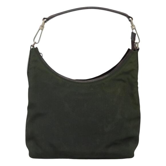 GUCCI Shoulder Bag Canvas Khaki 000 000 - Picture 2 of 12